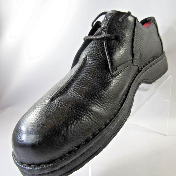 CLARKS Sz 14 Black Lace Up Derby Mens C3A A48 main image 7